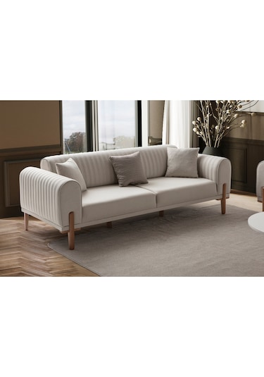 Galata 3+1 Koltuk Takımı Krem