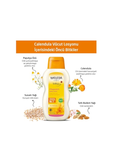 Weleda Organik Nemlendirici Vücut Losyonu 200 ML