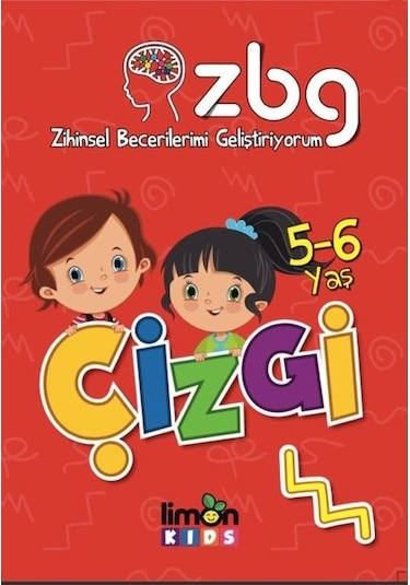 Çizgi 5-6 Yaş-Zihinsel Becerilerimi Geliştiriyorum- Limonkids