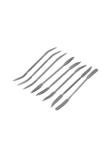 Maiyame 8 Adet 8 İnç Çift Uçlu Çelik Çeliği Freze Seti - Hızlı Taşlama, Polishing Ve Gravür İşleri İçin Dayanıklı