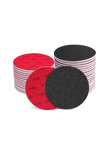 Symbee 18 Adet 5 İnç Yuvarlak Tepsi Yumuşak Fırça Zımpara Diskleri, Otomotiv Ahşap İşleme İçin Islak/kuru Kullanıma Uygun Zımparalar