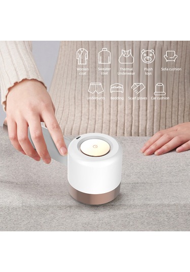 Qingmipy Şarj Edilebilir 2 Si 1 Arada Usb Kumaş Tüy Toplayıcı Ve Yün Kesici, Mobilya Ve Kıyafetler İçin Pratik Çözüm Diğer