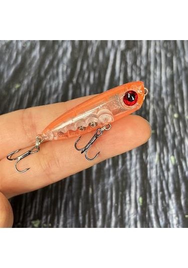 Valkyrie 7 Adet Zıpır Rapala Olta Yem Seti - 4.8cm - 3.8gr Bilyalı 3d Göz Karbon Çelik İğne 7 Farklı Renk