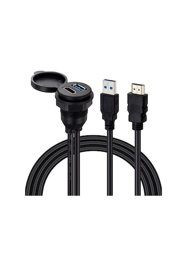 POWERMASTER PM-12428 ARAÇ KONTROL PANELİ USB 3.0 + HDMI UZATMA K