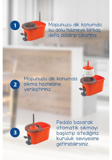 Macromax Force Pedallı Otomatik Temizlik Seti 16 L