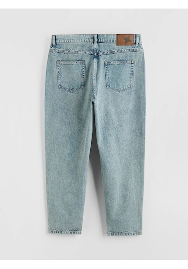 Lc Waikiki Mavi Slim Mom Kadın Jean Pantolon