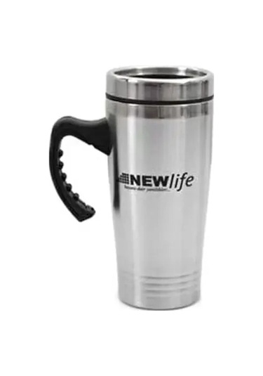 Paslanmaz Çelik Seyahat Termosu Kupası -mercampoutdoor Gri