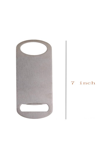 Youtek 6'lı Paslanmaz Çelik Açıcı: Profesyonel Bar & Mutfak İçin Dayanıklı, Kolay Kullanımlı Biçak Açıcı Seti Gümüş