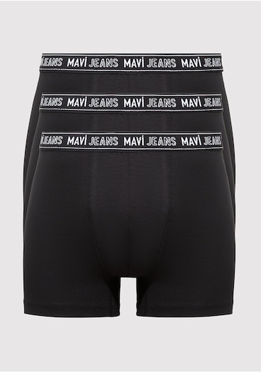 Mavi - 7li Siyah Basic Boxer 0912288-900 Siyah