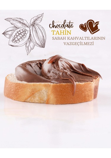 Naturel Çikolatalı Çiğ Susam Tahini 550 X 2 Adet