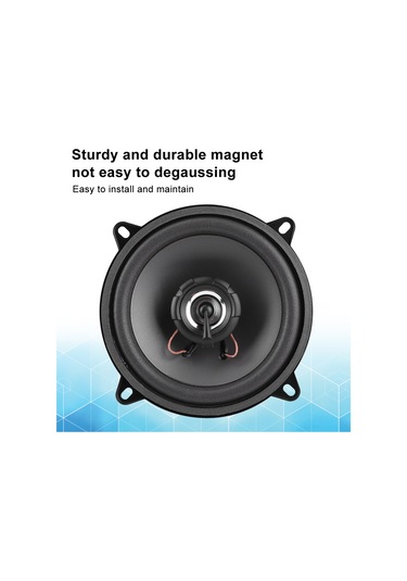 Moveevo 12v 400w Evrensel Araç Hoparlörü, 5 İnç Abs + Mıknatıs Malzeme, Güçlü Ve Net Ses Ts-506