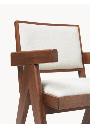 Kalmar Ahşap Ceviz Sandalye Ceviz - Beyaz