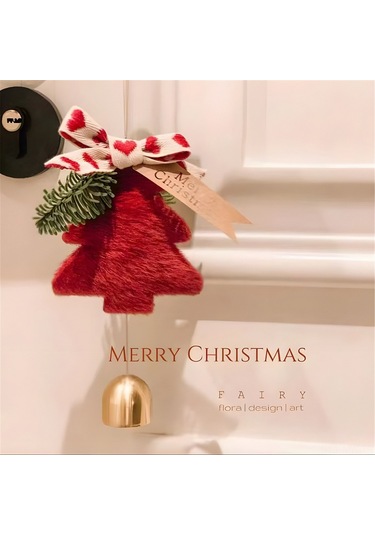 Moveevo Piliç Yumuşak Plüvöz Noel Ağaç Takımı - Zil Sesli Araba/ev Dekorasyonu - Noel Hediyesi Beyaz Altın