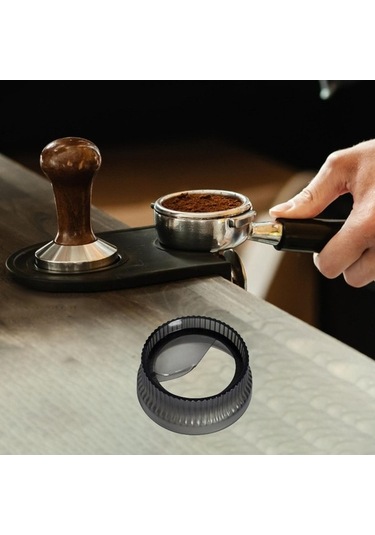 Trendooze Espresso Kullanımı İçin Gerekli Siyah Araç Multifonksiyonel Pratik Dozaj Kahve Takımı Siyah