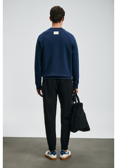 Lufian Erkek Cosmo Sweatshirt 112030181 Lacivert Lacivert