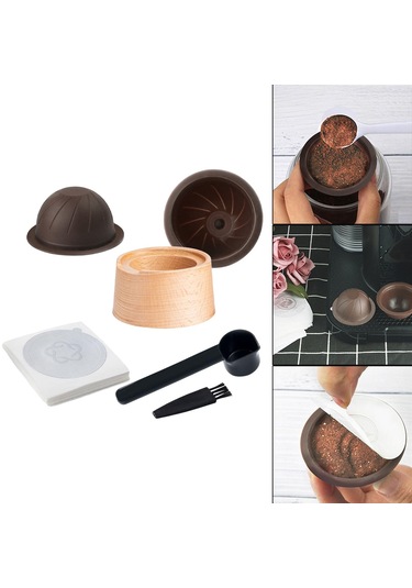 Homyl Ev Için Kahve Kapsül Kiti Pratik Kaşık Kapaklı