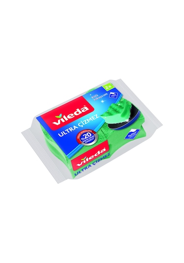 Vileda Ultra Çizmez Oluklu Bulaşık Süngeri 2'li