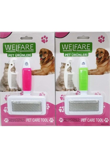 Fosforlu Kedi Köpek Tarağı 5x9 Cm - 14 Cm