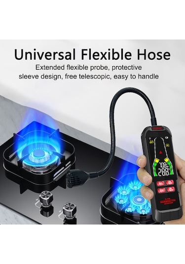 Hallow elde Taşınabilir Yanıcı Gazlar Kaçak Dedektörü Doğal E24898-3