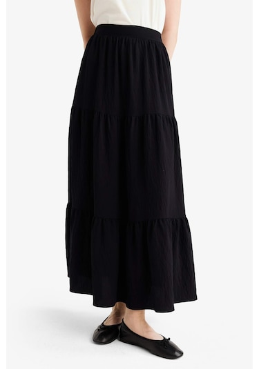 Defacto A Kesim Maxi Etek G0196ax25aubk81 Siyah