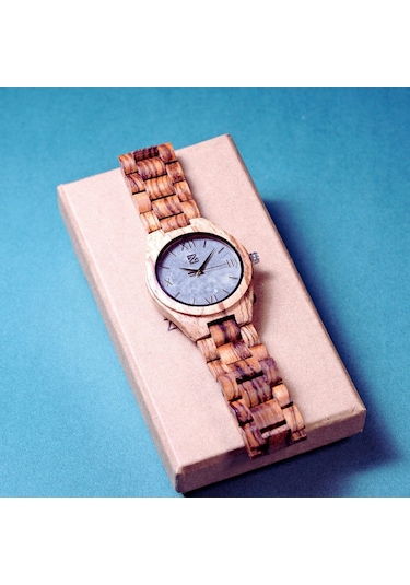 Zebrino Zbr-co-wz White Zebra Ahşap Erkek Kol Saati 45 Mm