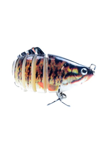 Reedark 3d Gözlü 7 Parçalı Bionic Yapay Yem - 10cm Dalışlı Vıb Crankbait 0.53oz