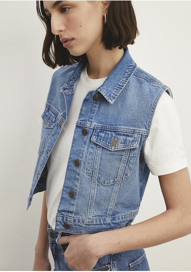 Mavi - Rona Classic Denim Indigo Mavisi Jean Yelek 1110450-86815 Mavi