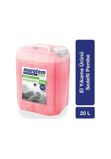 Maratem M101 Pembe Sedefli Sıvı El Sabunu 20 L