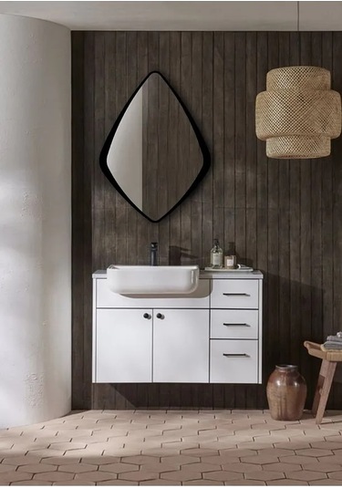 Fawdecor Baklava Model Dekoratif Duvar Aynası M2