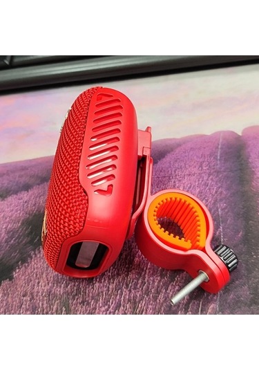 Novahub Bisiklet Kablosuz Stereo Hoparlör Taşınabilir Açık Boombox Tip-c Usb Şarj Red