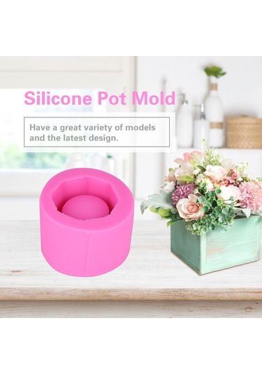 Fosenze Silikon Çiçek Kasası Kalıbı Bk1077 - Tekrarlı Kullanım, Yapışmaz, Isı Dayanıklı, Temizliği Kolay