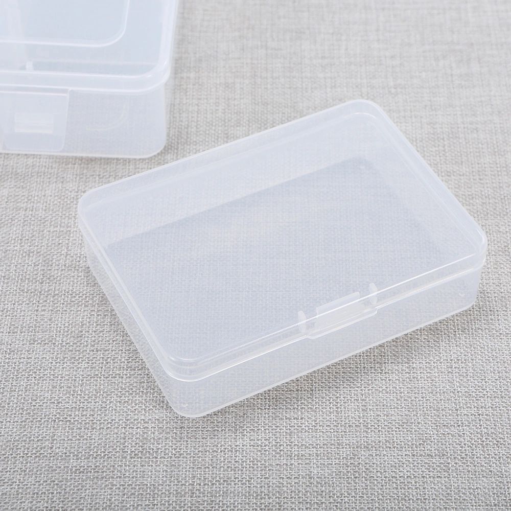 Youtek Pp Malzeme Şeffaf Dikdörtgen Kutu, Kapaklı Hafif Taşınabilir, Dayanıklı Depolama Kutusu, Parça Ve Malzeme Saklama İçin, 115x85x28mm Diğer