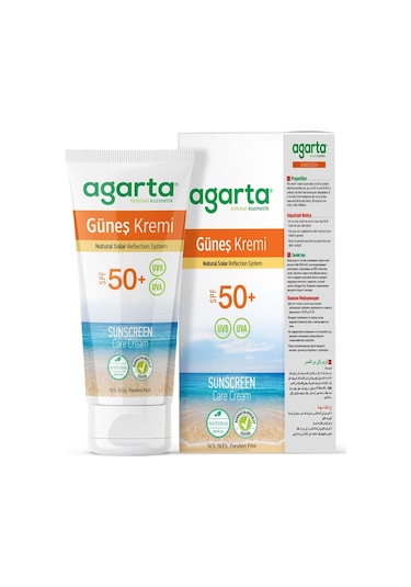Agarta Doğal Güneş Kremi SPF50+ 100 ML