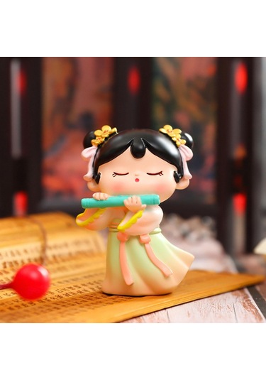 Suntek Çin Tang Kız Heykelcik Koleksiyonu 4,6cmx3,8cmx6,9cm