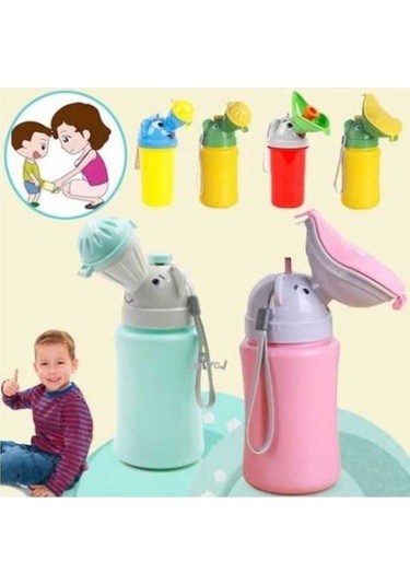 Didadodo Portatif Çocuk Pisuarı Lazımlık Erkek Çok Renkli