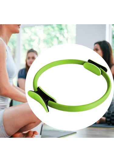Suntek Pilates Ring Tonlama Uyluk Bacaklar Direnç Yoga Yeşil Yeşil