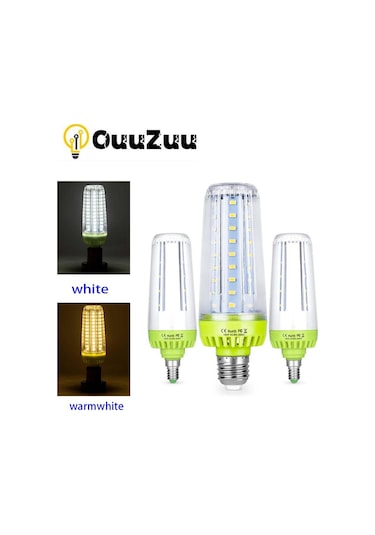 Beyaz Led Mısır Ampul E27/e14 10w 15w 20w Led Lamba 85v-265v Açık Kare Oyun Alanı Depo Aydınlatma İçin Alüminyum Ampul E27 20w Milky
