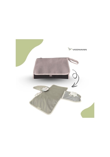 Vegmann Tender Anne Bebek Bakım Sırt Çantası Biberon Termos Gözlü Siyah-gri Siyah-gri Gri - Siyah