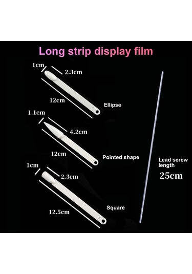 Reedark 120'lik Spiral Tırnak Ucu Standı - Profesyonel Manikür Gösterim Raftı