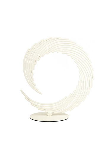 Begüsa Bakü Metal Aksesuar Biblo 25 Cm Beyaz