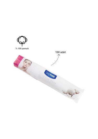 Deep Fresh Makyaj Temizleme Pamuğu 150'li