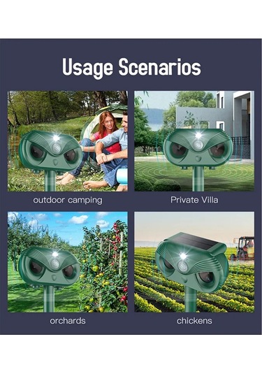 Yeni Açık Güneş Flaş Lazer Fare Kovucu Yılan Kovucu Hayvan