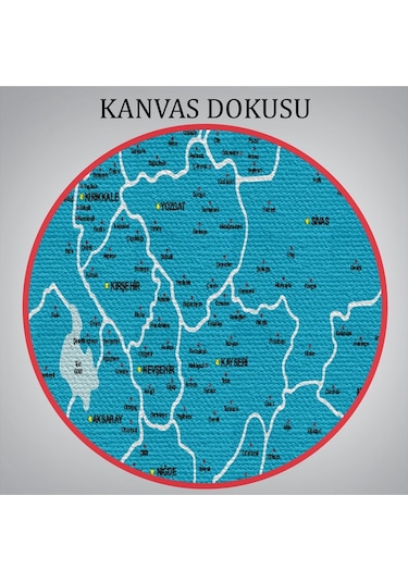 Es10 Es10 Dünya Haritası 56 Cam Tablo