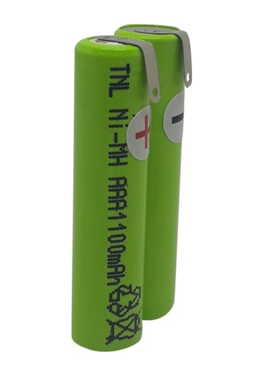 Philips Qc5130 için 2 4V 1100Mah Aaa İnce Pilli Traş Makinesi Pil