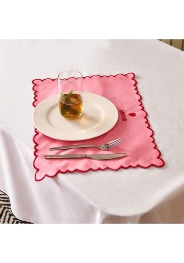 Evidea Soft Amore Amerikan Servis - Pembe - 30x50 Cm Pembe
