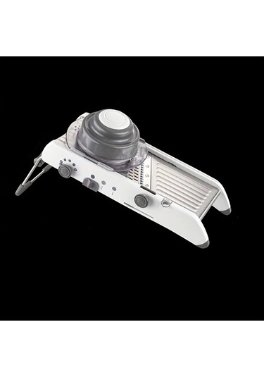 Dashanshop Beyaz 1 Takım Manuel Sebze Dilimleyici Paslanmaz Celik Ayarlanabilir Kalinlik Ergonomik Sap Beyaz