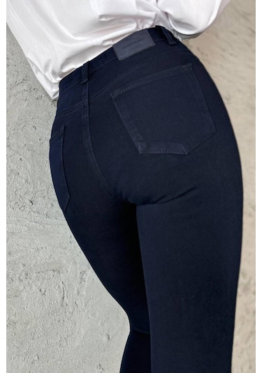 Lacarino 7277-34 Mıra Kadın Jean Pantolon Navy Blue