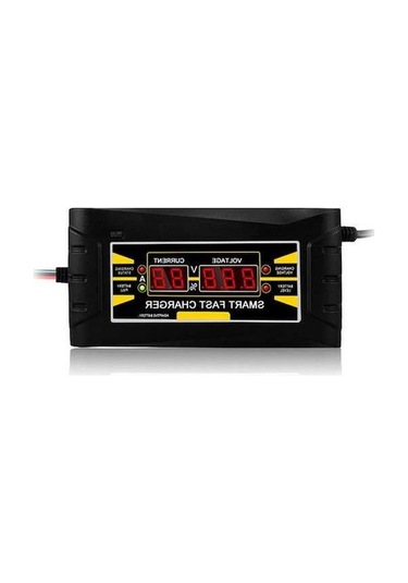 Moly 12v 6a Akıllı Araba Akü Şarj Cihazı - 110-240v, 3 Aşamalı Pwm, Lcd, Avrupa Şarjı - 1206d+
