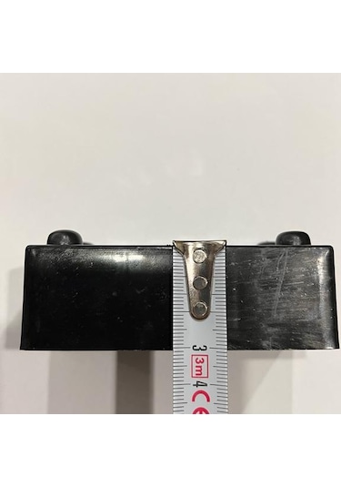4'lü Siyah Dikdörtgen Ayak 3.5cm
