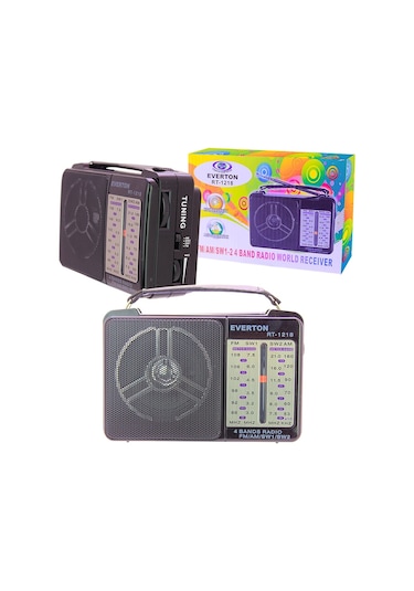 Everton Rt-1218 Analog Radyo (Ac.-Dc.) Pilli Ve Elektrikli